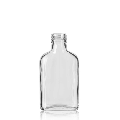 100ML OVAL FLASK 28S (0-150ML, 151-300ML, Flint, Glass Containers ...